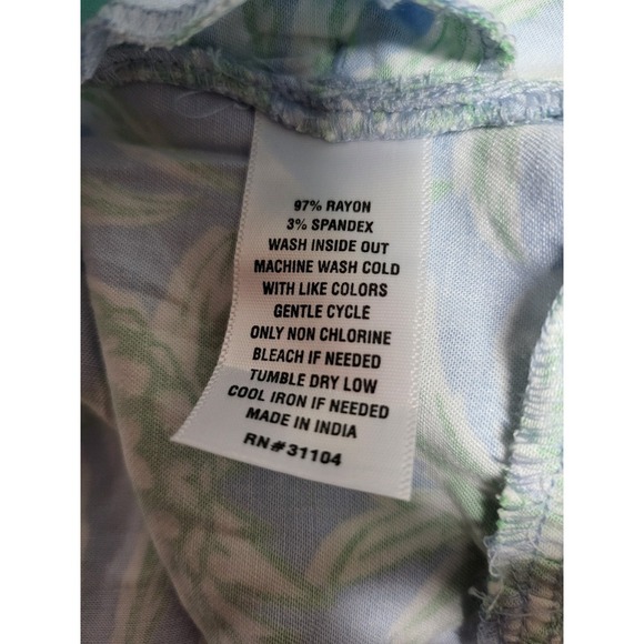 Crown & Ivy Summer Sleeveless Dress Pineapple Print Ruffle Neck Casual Size S - Picture 6 of 8